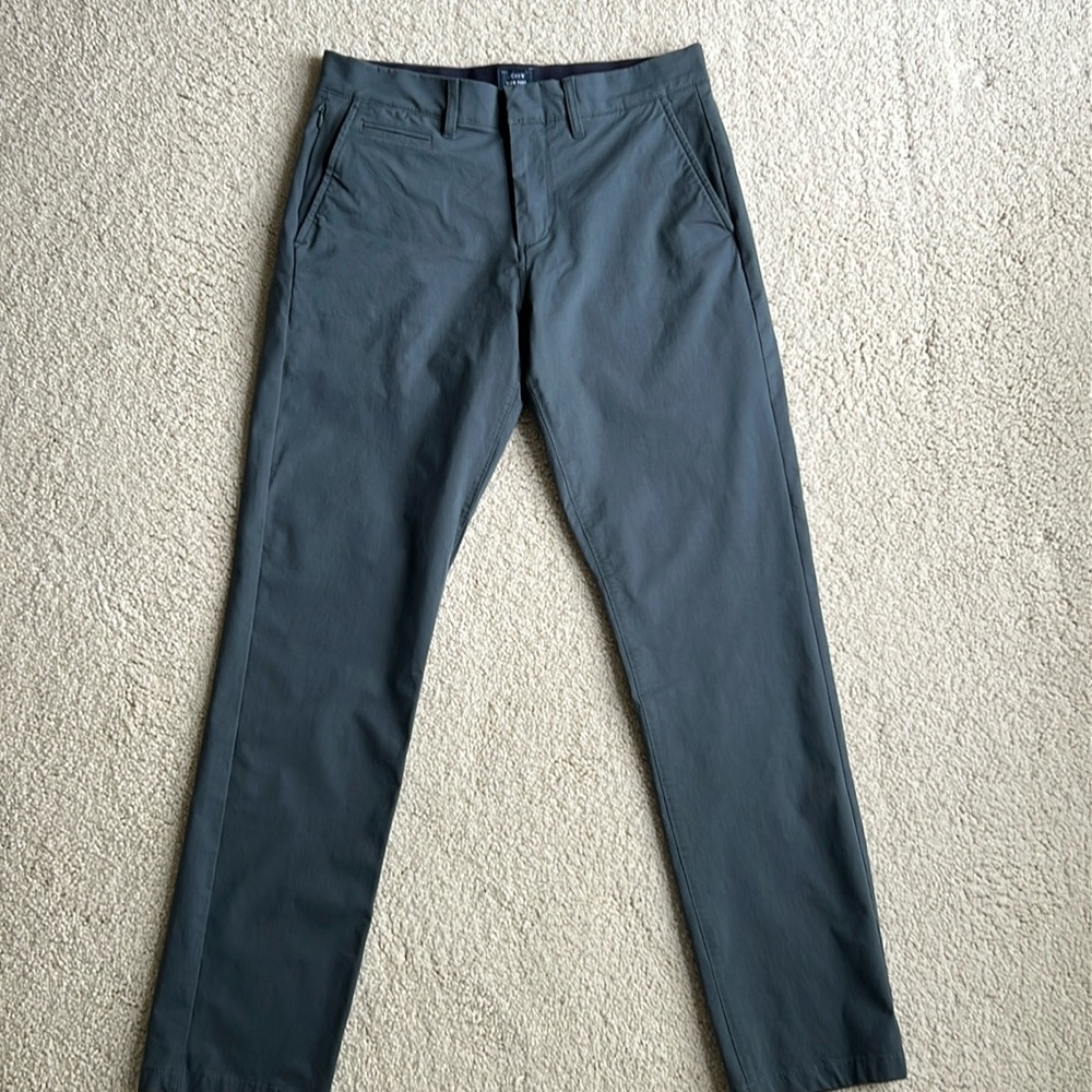 Mens J. Crew Tech Chino Pants - Size 29x32 - Steel Blue